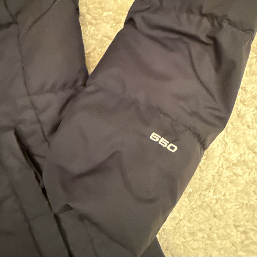 The North Face Women's Black Long Puffer Coat with Hood - Picture 9 of 16